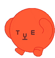 Angry Orange Sticker by tvN_mkt2019