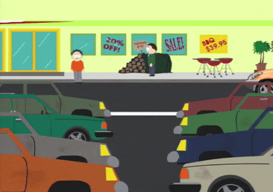 walking cars GIF by South Park 
