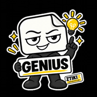 Big Brain Genius GIF by ZTIKIX
