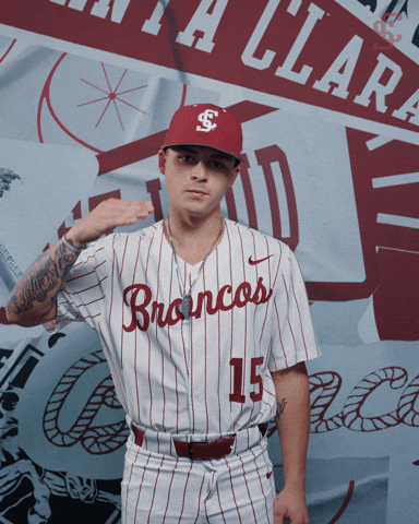 Bronco Baseball GIF by Santa Clara Broncos