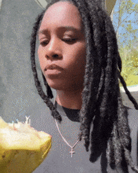 Coconut Water Drinking GIF