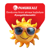 Happy Summer Sticker by Pamukkale Turizm