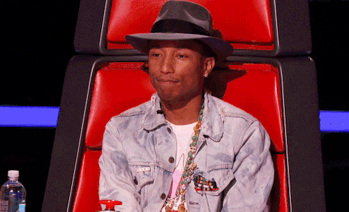 pharrell williams nbc GIF by The Voice