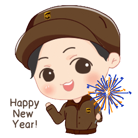 New Year Celebration Sticker by UPS Asia Pacific