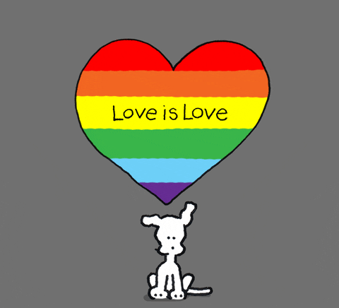 Love Is Love Pride GIF by Chippy the Dog