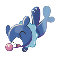 Swim Ditto Sticker by Pokémon