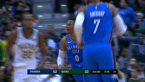 look at that russell westbrook GIF by NBA