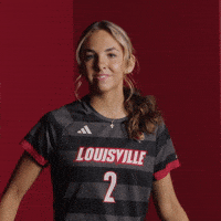 Womens Soccer Go Cards GIF by Louisville Cardinals