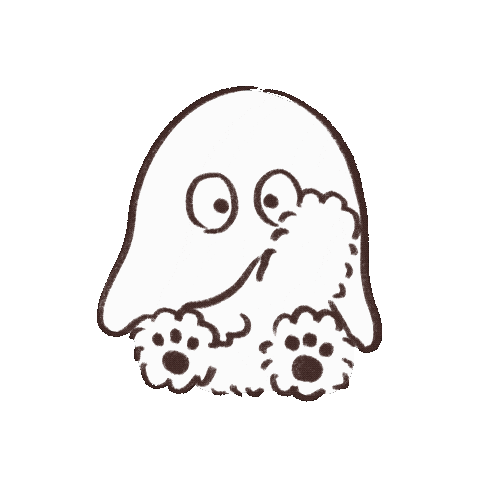 Bye-Bye Dog Sticker by koimoffee