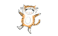 Tiger Bubbles Sticker by Simon Kids