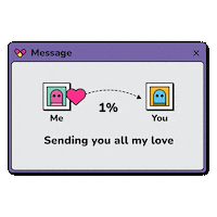 Sending You Love Sticker