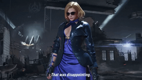 Sad Nina Williams GIF by BANDAI NAMCO