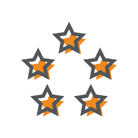 Five Stars Sticker by Einstein Moving