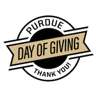 Purdue University Thank You Sticker by Purdue For Life Foundation