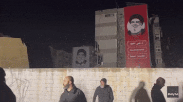 Memorial Held for Slain Hezbollah Leader Nasrallah in Beirut's Southern Suburbs