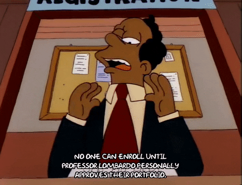 Season 2 Professor Lombardo GIF by The Simpsons