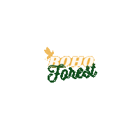 boho bohemian venues bohowedding bohoforest Sticker