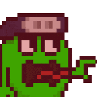 Angry Pixel Art Sticker by Potatozzz by 9GAG