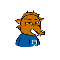Angry Fry Sticker by Hockey club UGRA
