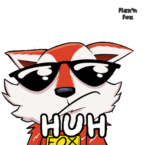Fox What Sticker by VeeFriends