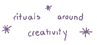 cafeinacoli painting creativity rituals caro arevalo Sticker