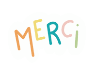 Merci Beaucoup Thank You Sticker