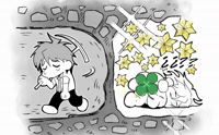 Nagito Komaeda Hajime Hinata GIF
