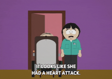 heart attack eww GIF by South Park 