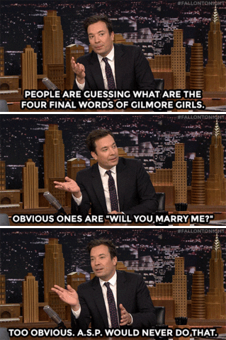 guessing gilmore girls GIF by The Tonight Show Starring Jimmy Fallon