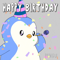 Happy Birthday Smile GIF by Pudgy Penguins