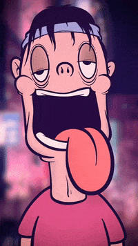 freshcake illustration weird vibes walking GIF