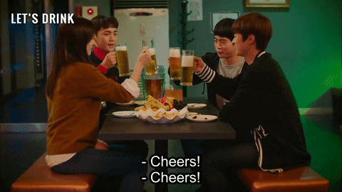 drinking solo lets drink GIF by DramaFever