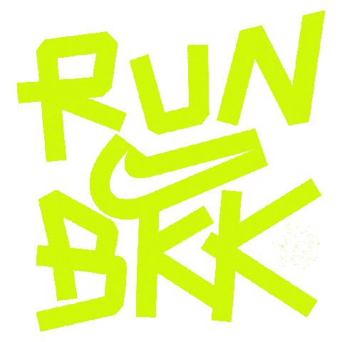 Nike Running Bangkok Sticker by Nike