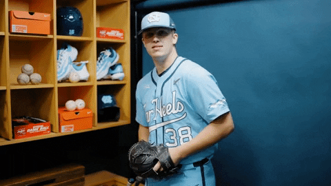 Throwing North Carolina GIF by UNC Tar Heels