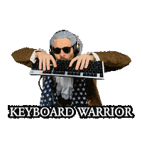 Typing Fast Sticker