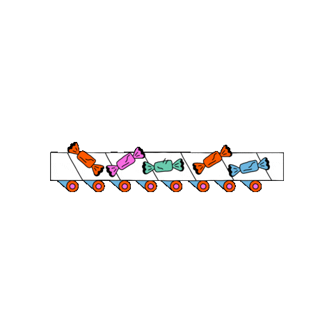 maevechocolate factory bonbon maeve conveyor belt Sticker