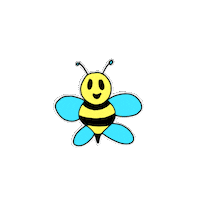 Honey Bees Sticker by Digital Pratik