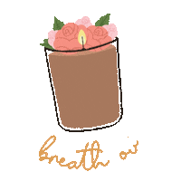 Candles Breath Out Sticker