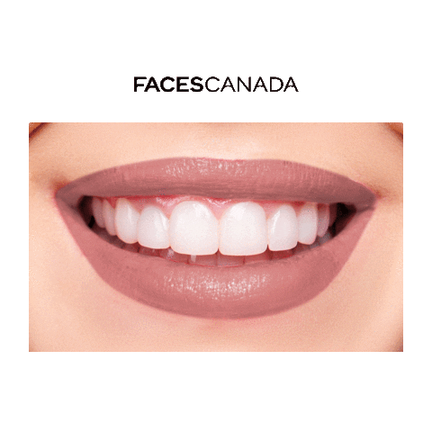 realfacescanada smile makeup lipstick pout Sticker