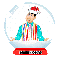 Snowglobe Sticker by De Ballonvouwer