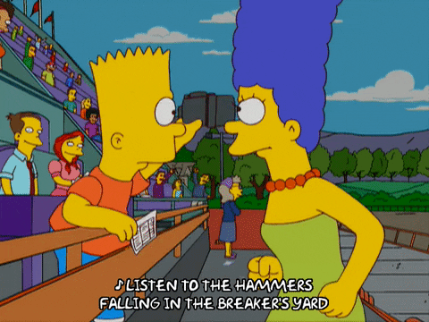 angry bart simpson GIF