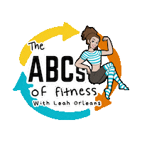 Logo Fitness Sticker by Leah Orleans