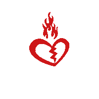 Gebetshaus heart burning 247 gebet Sticker
