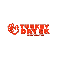 5K Turkey Day Sticker by Twin Cities In Motion