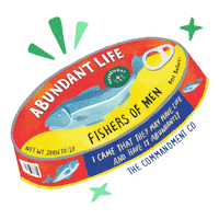 thecommandmentco fisher sardine abundant tcco Sticker
