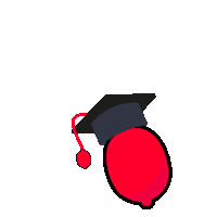 Graduation Student Sticker by L'Optimisme