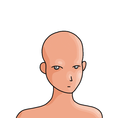 scared shock Sticker by Pia Graf