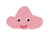Happy Cotton Candy Sticker