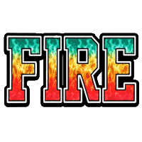 Fire Flame Sticker