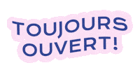 Wink Ouvert Sticker